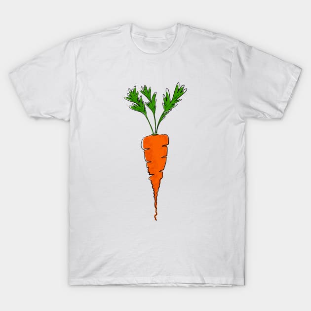 Carrot T-Shirt by Obstinate and Literate